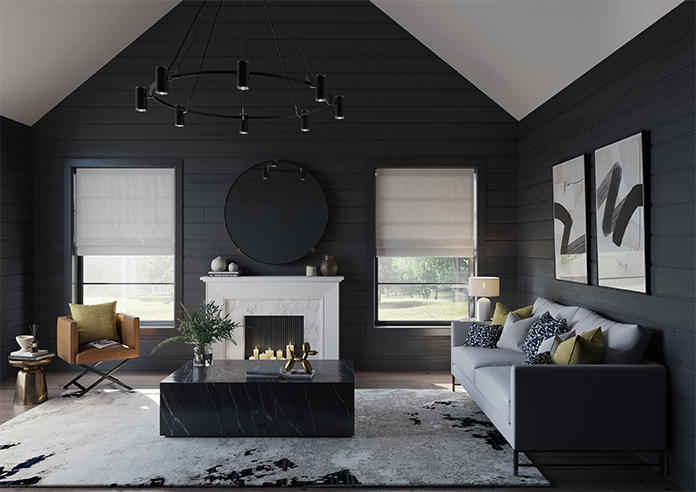 Oleander, Glacier - Roman Blind - Image 8